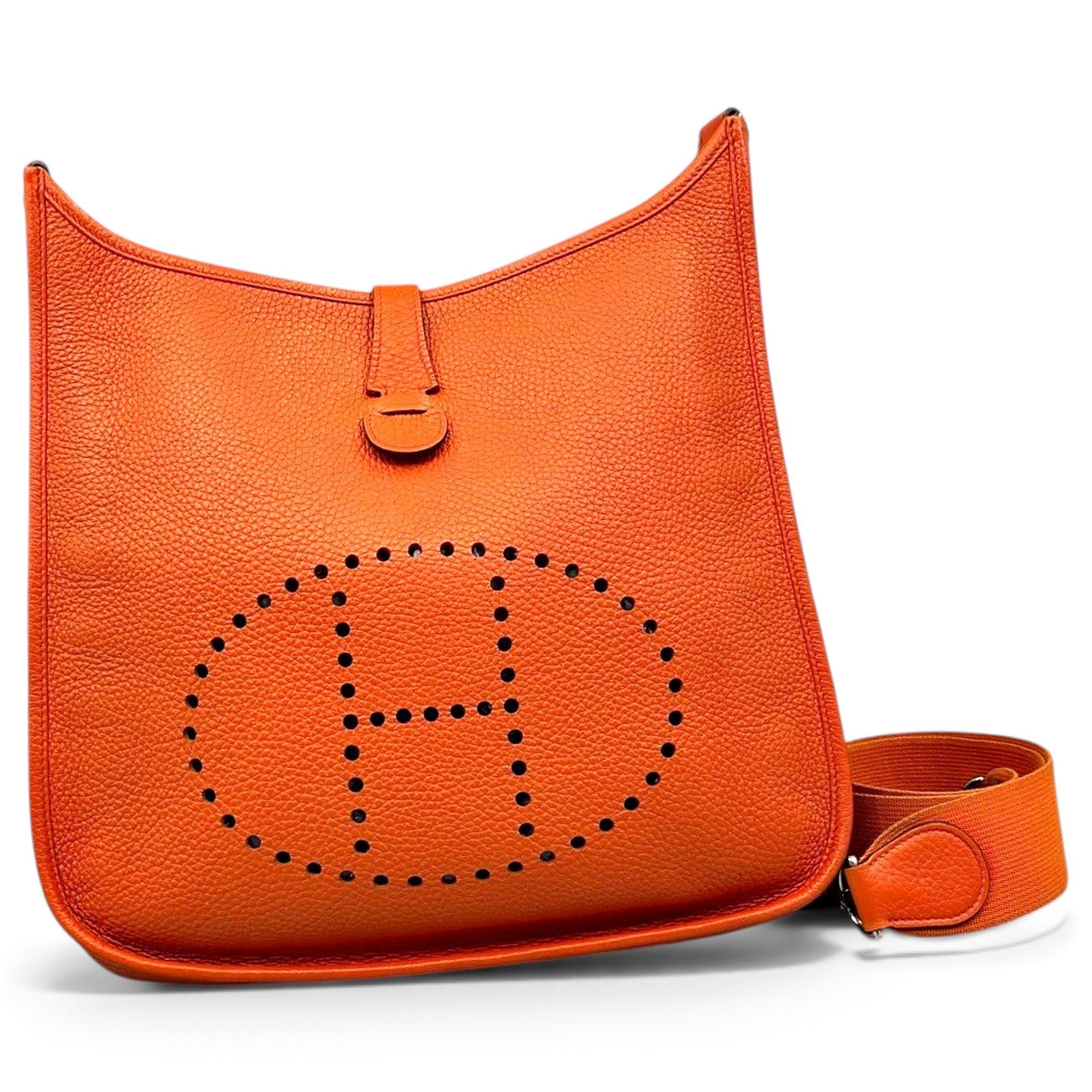 Evelyne leather handbag