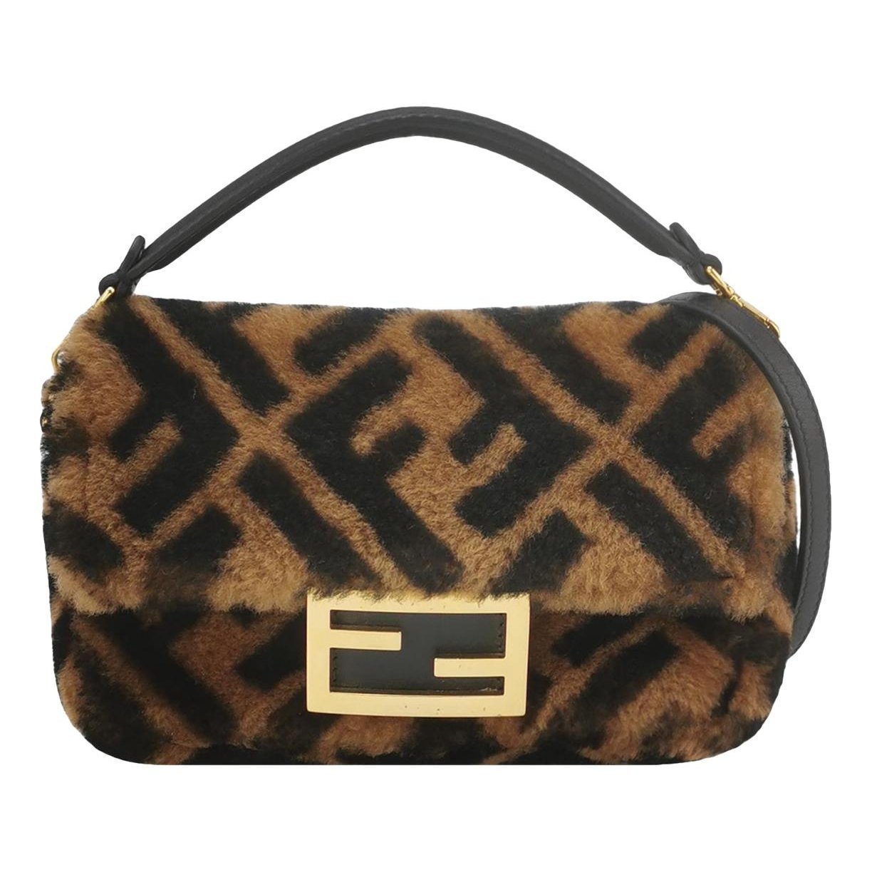 Baguette silk handbag
