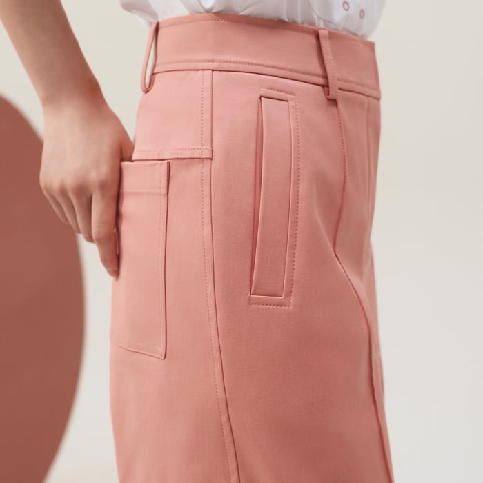 Rose Bubinga Cropped Pants
