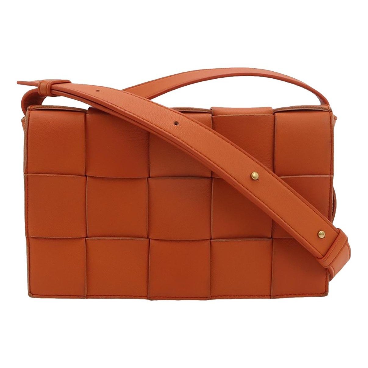Cassette leather handbag