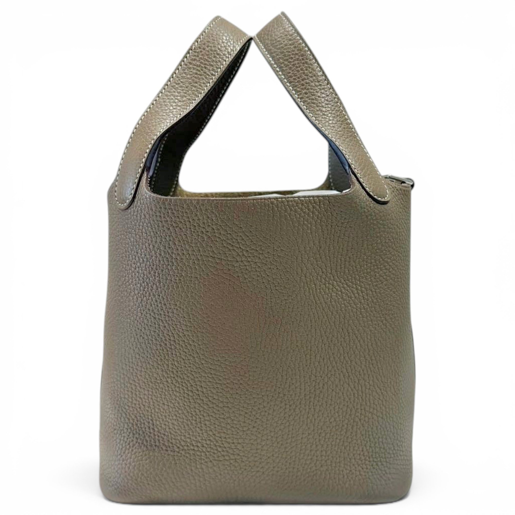 Picotin leather handbag