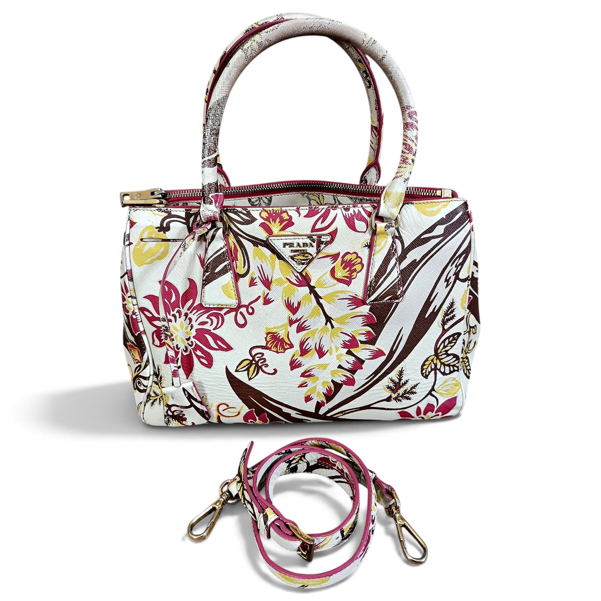 Galleria leather handbag