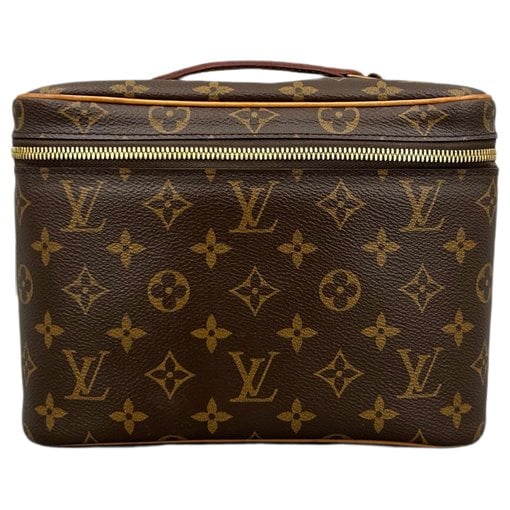 Vanity leather handbag