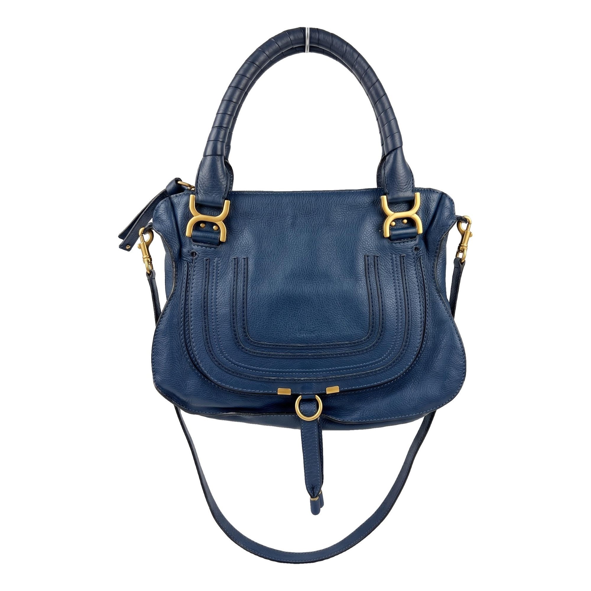 Marcie Top Handle leather handbag