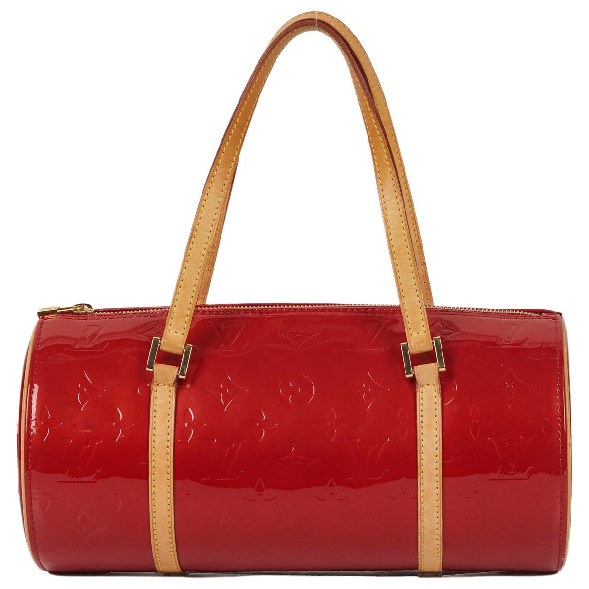 Papillon patent leather handbag