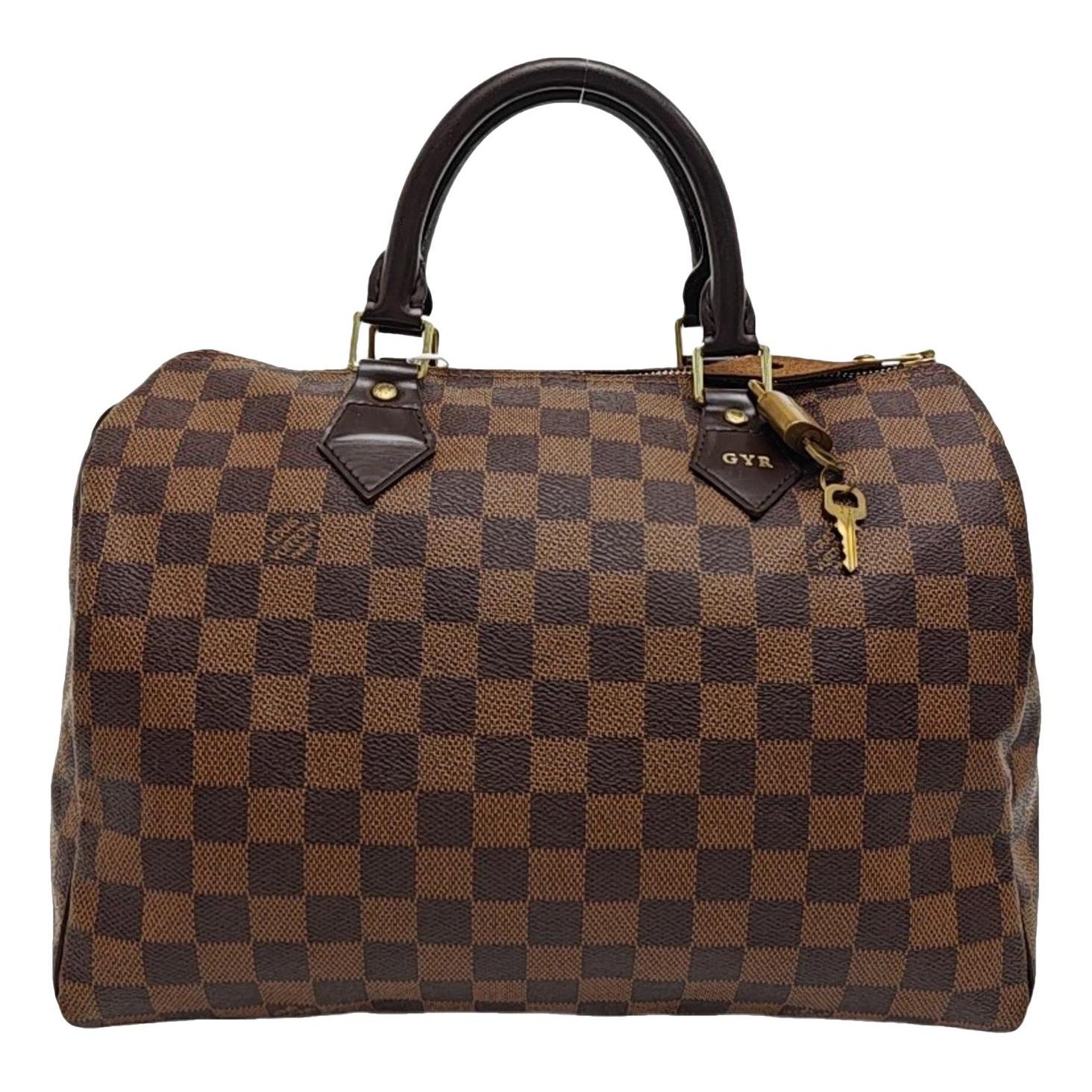 Louis Vuitton Nano Speedy / Mini HL leather handbag