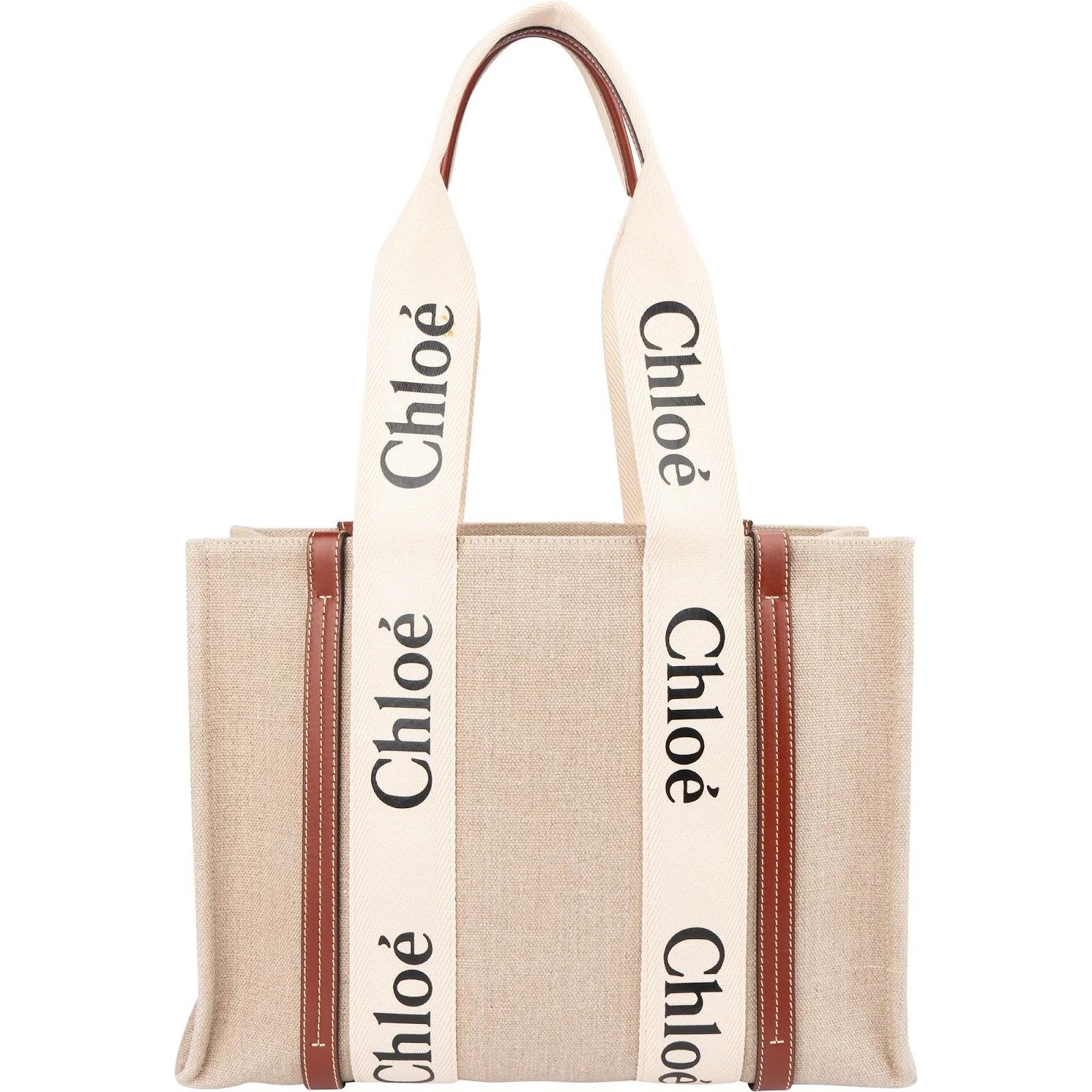 Woody leather handbag