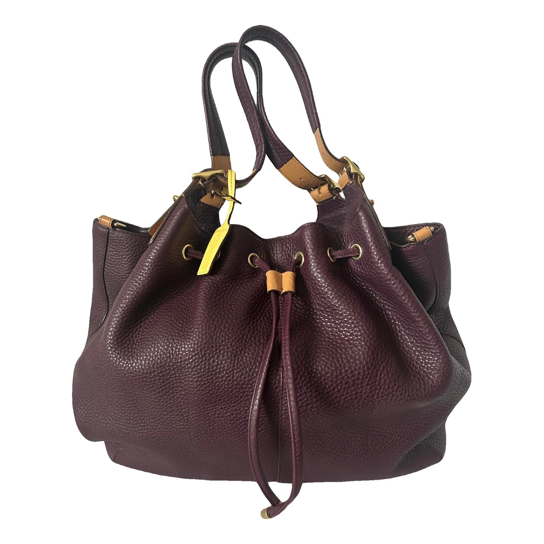 Leather tote