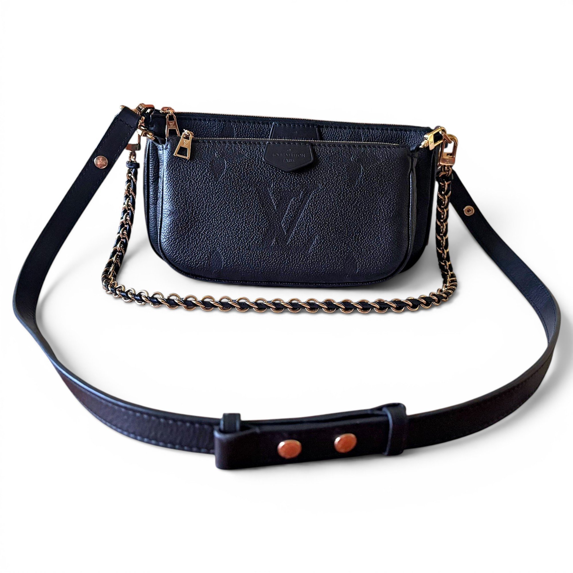 Multi Pochette Accessoires leather handbag