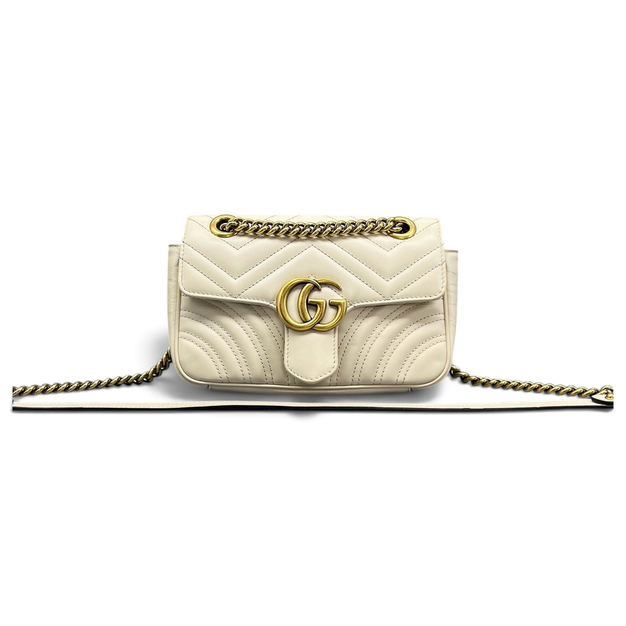 GG Marmont Flap leather handbag