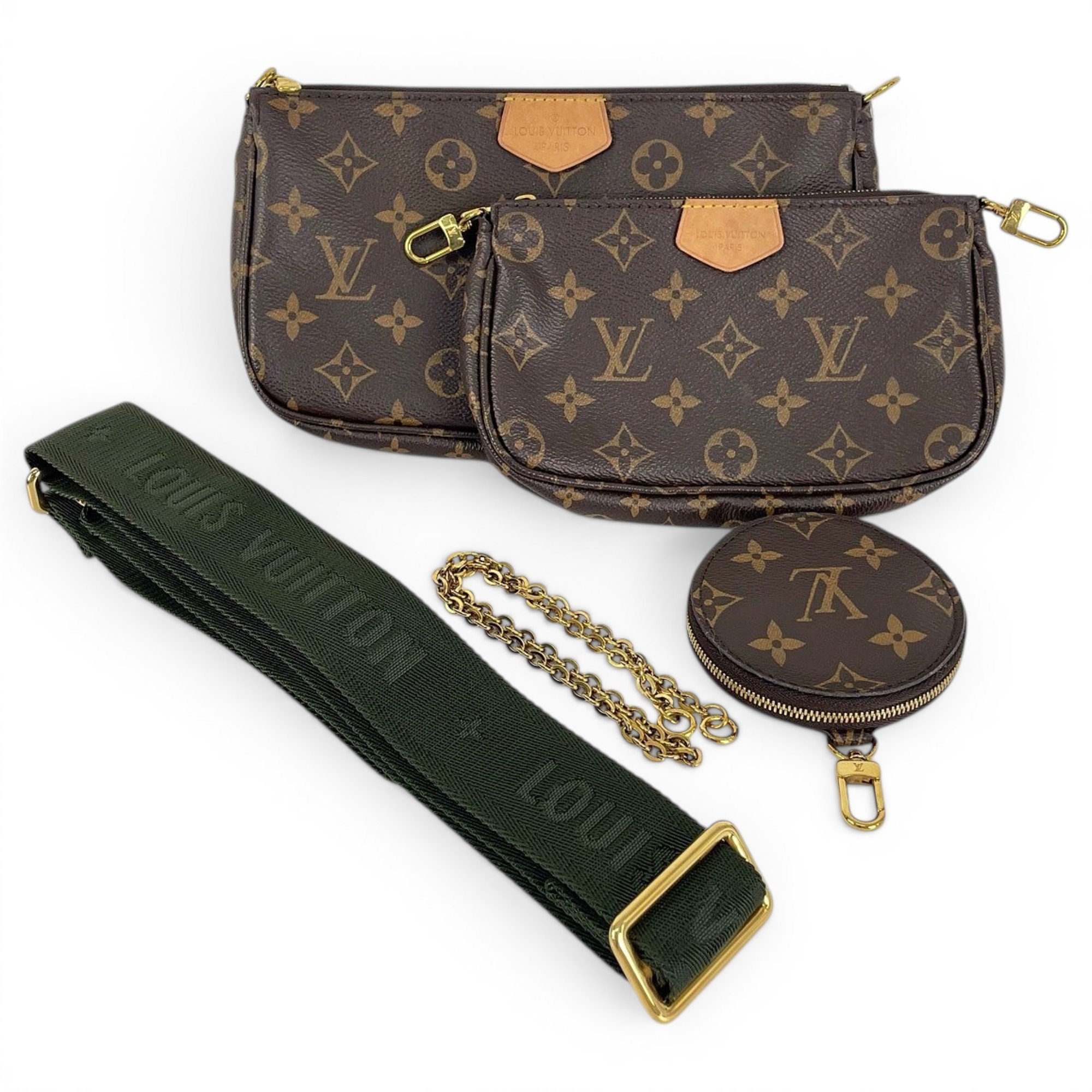 Multi Pochette Accessoires leather handbag