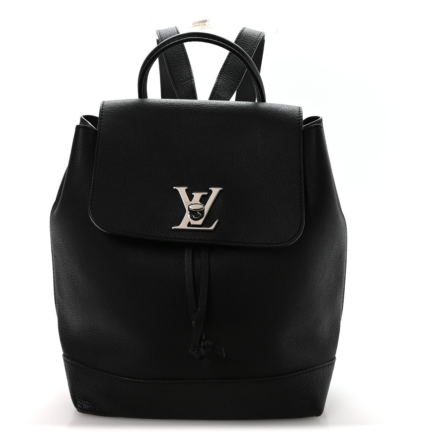 Louis Vuitton Calfskin Lockme Backpack Black