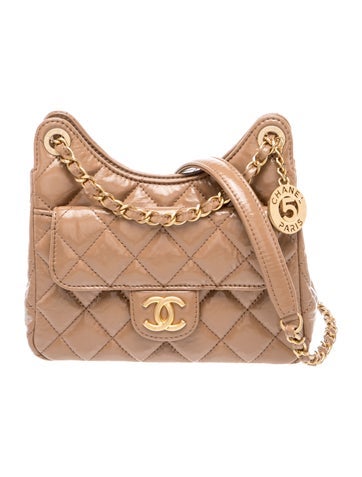Small Wavy CC Hobo