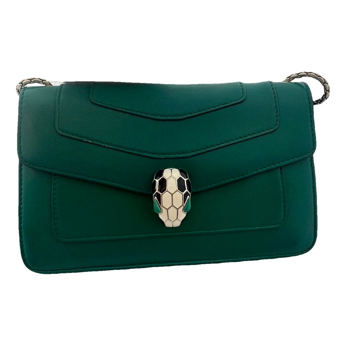 Serpenti leather handbag