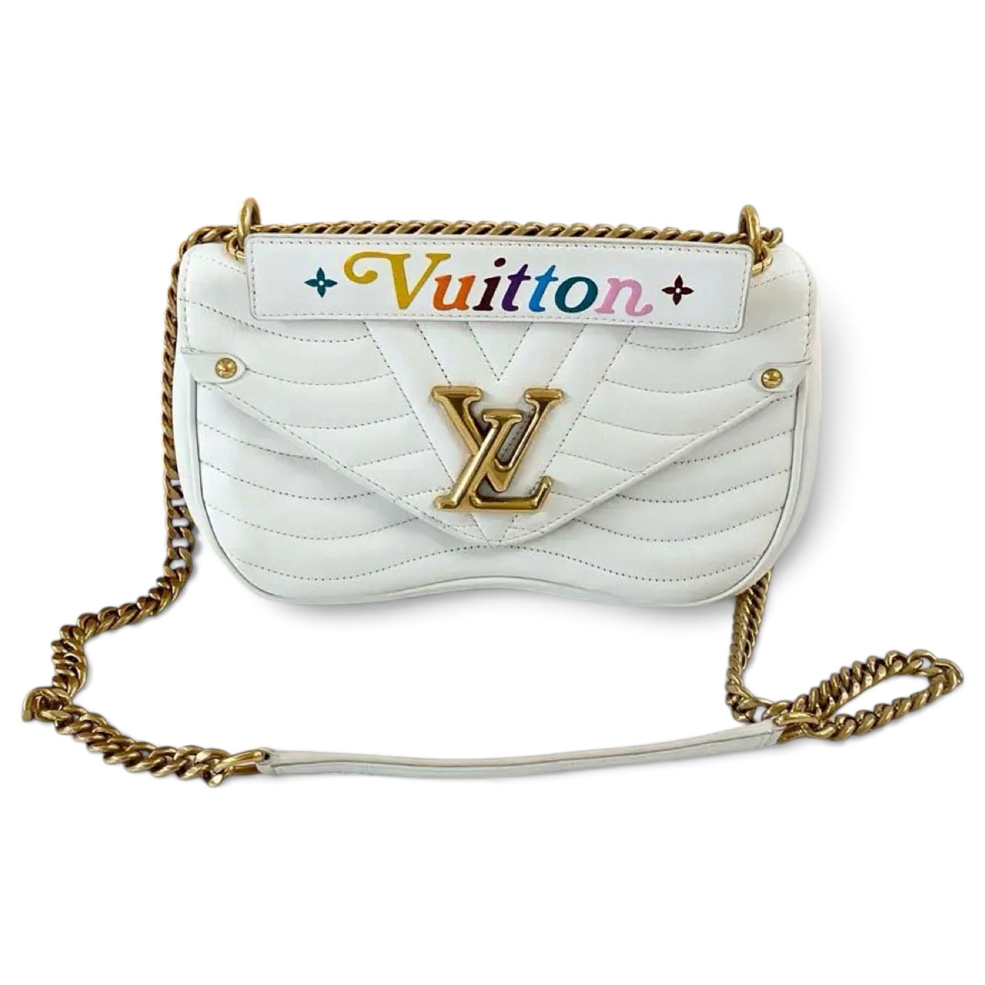 New Wave leather handbag