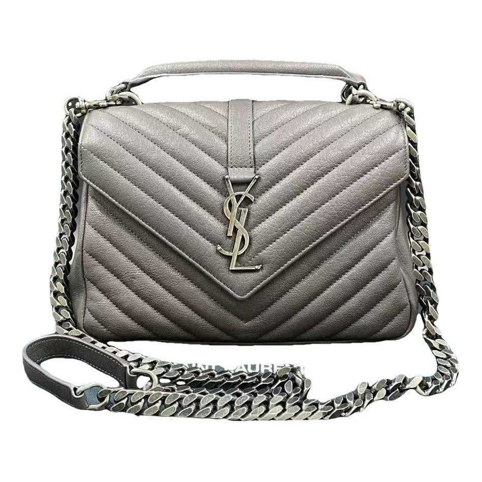 Collége monogramme leather handbag