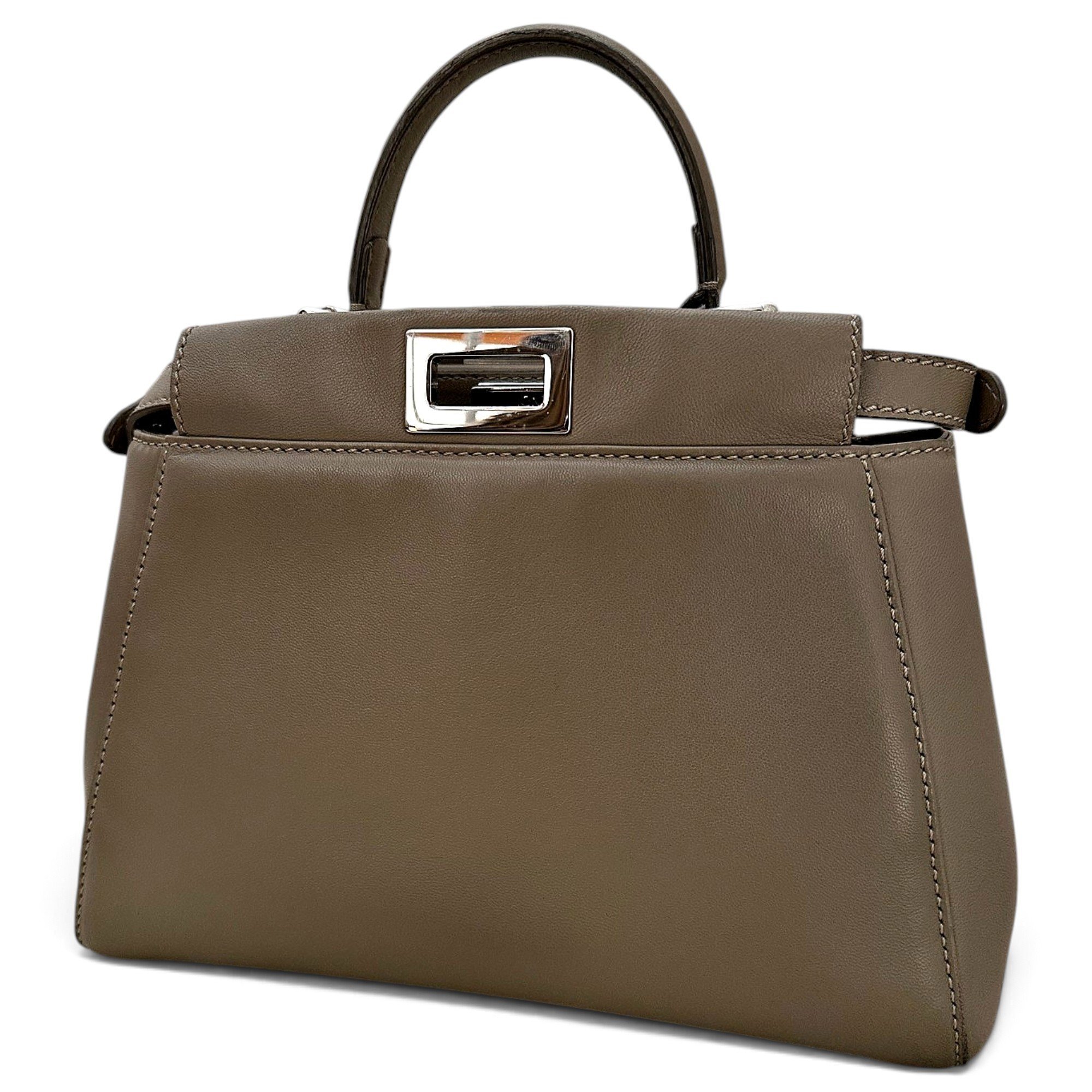 Peekaboo leather handbag