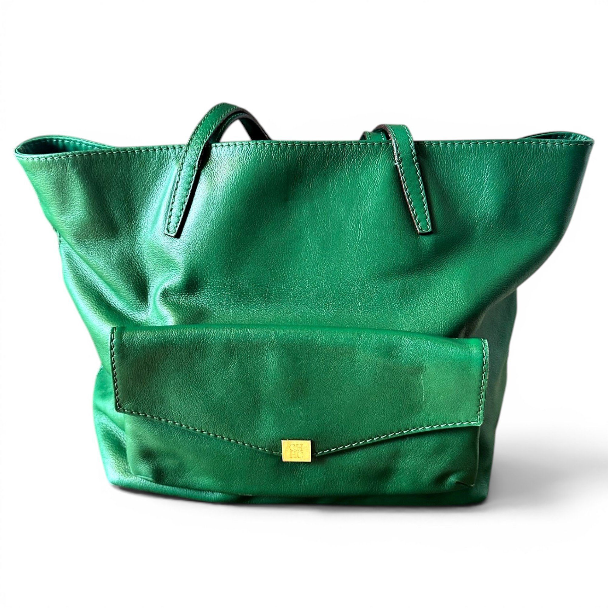 Leather tote
