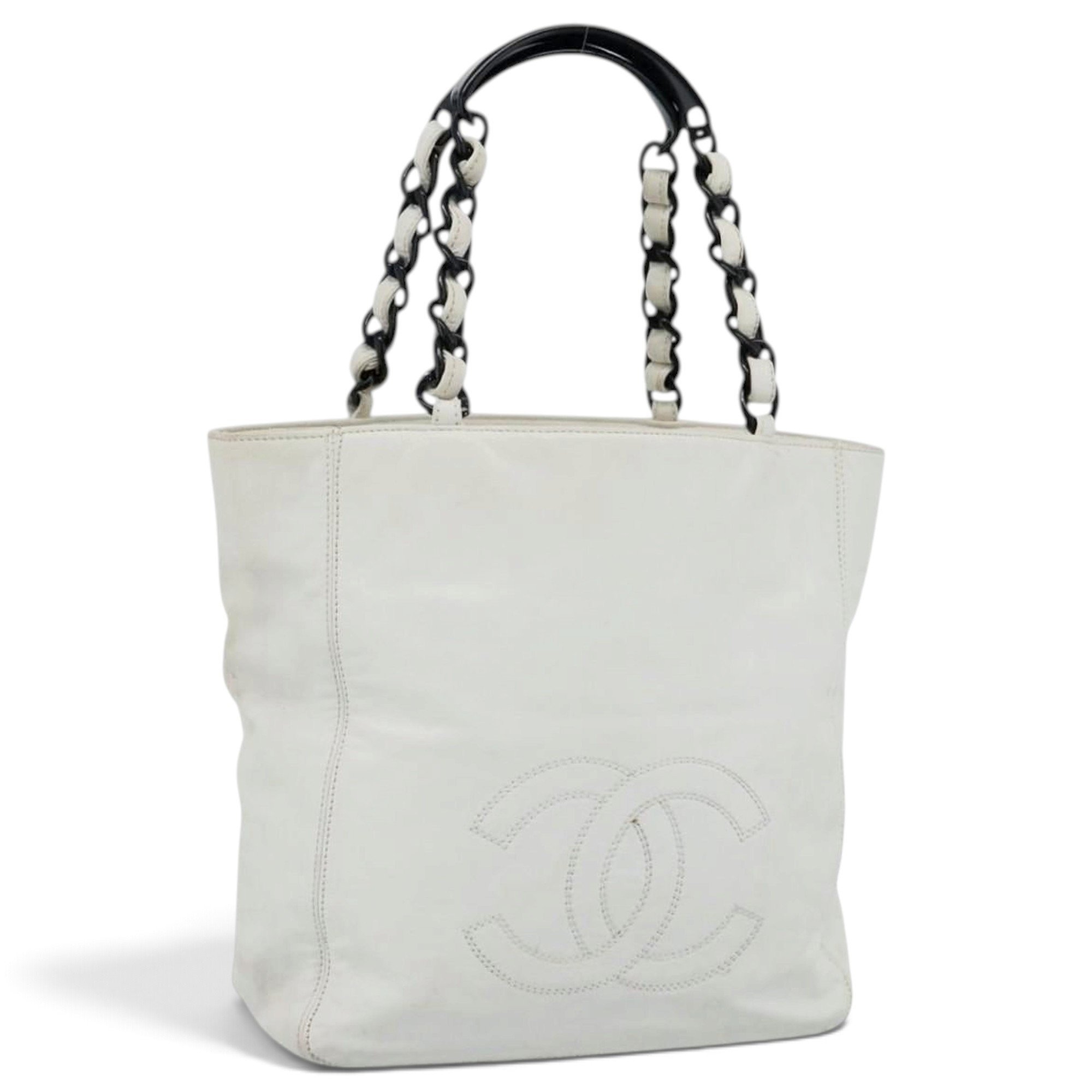 Leather tote
