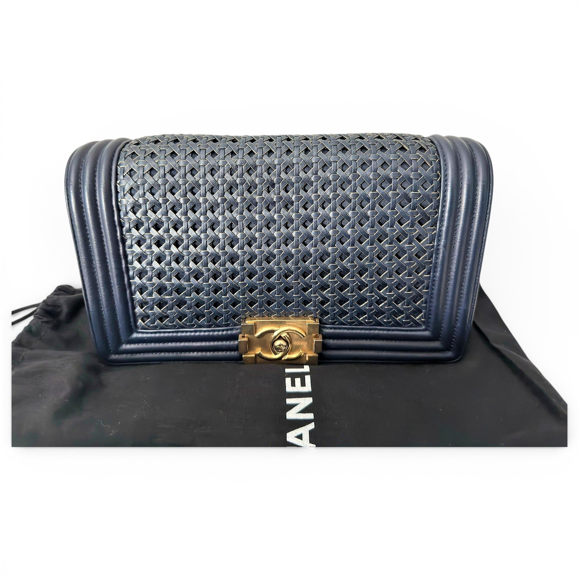 Boy leather crossbody bag