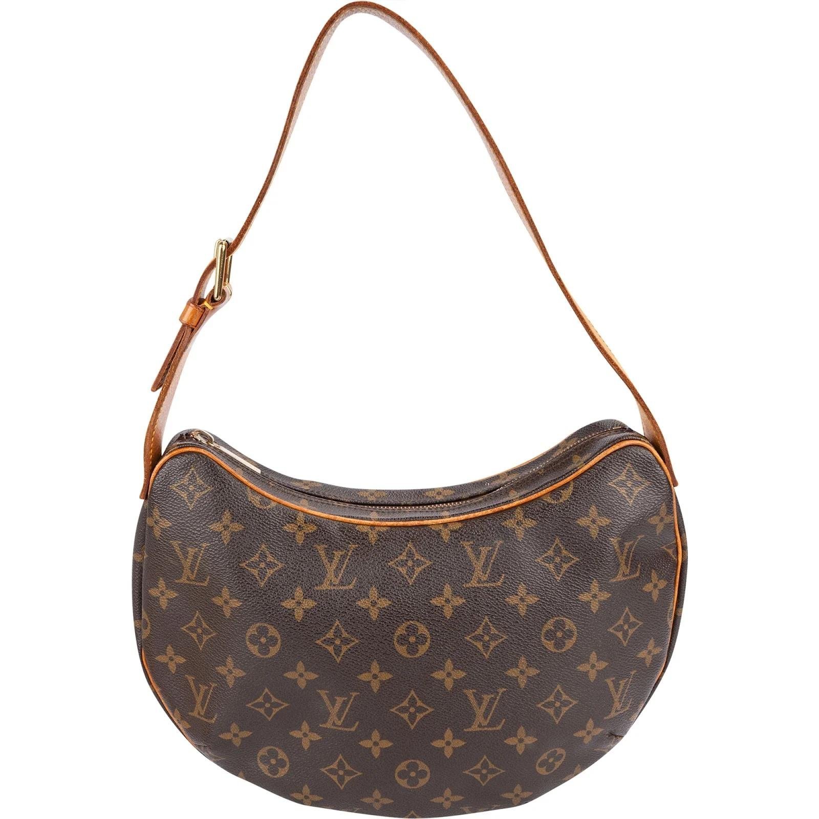 Croissant leather handbag
