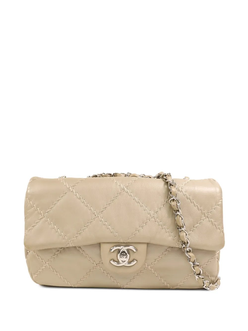 CC turn-lock shoulder bag
