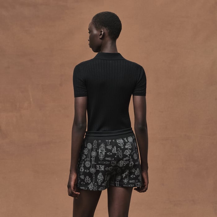 Noir "Ferronnerie Remix" Shorts