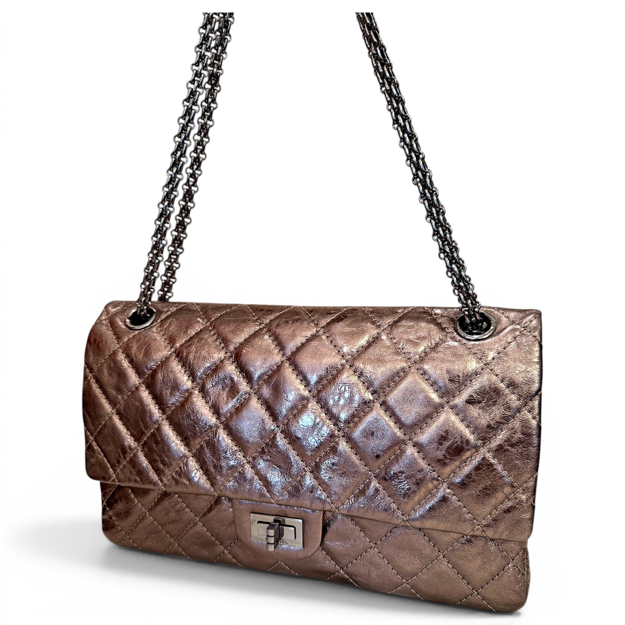 2.55 leather handbag