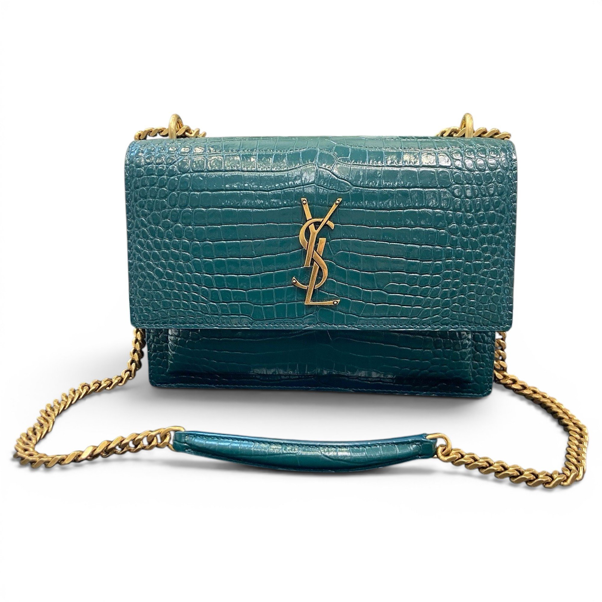 Sunset leather handbag
