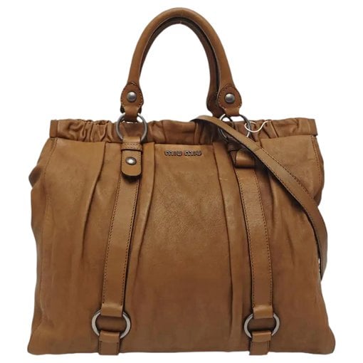 Leather handbag