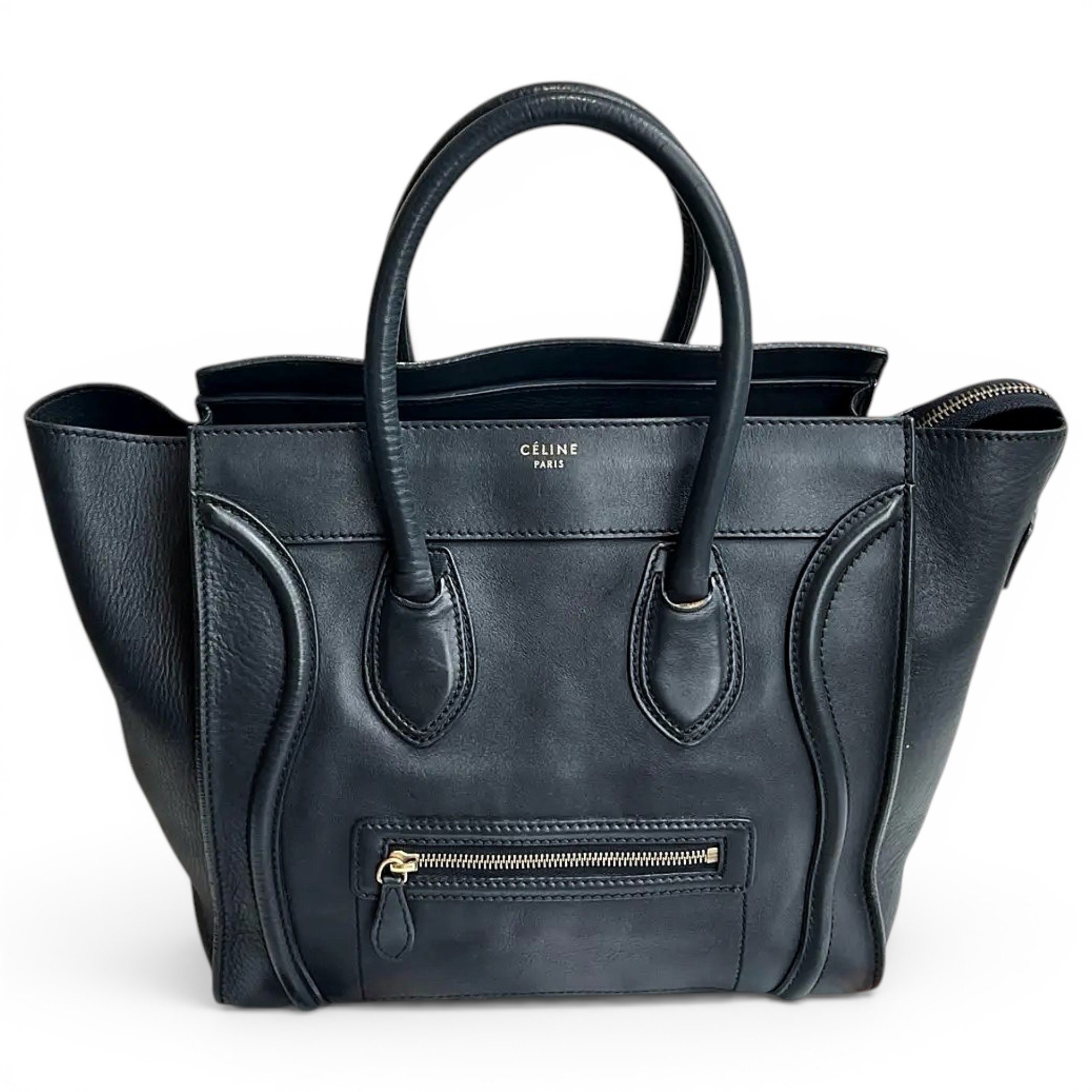 Luggage leather handbag