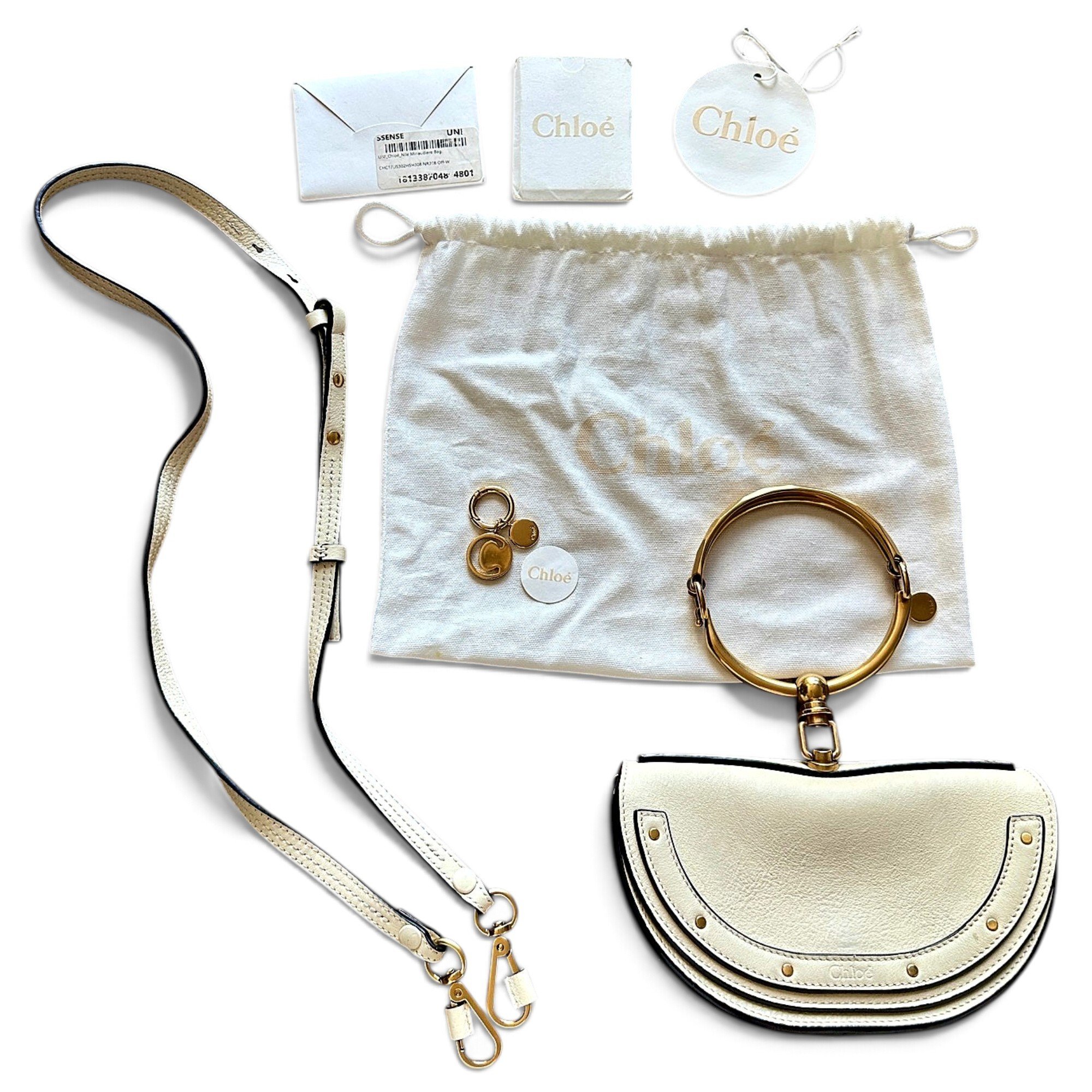 Bracelet Nile leather crossbody bag