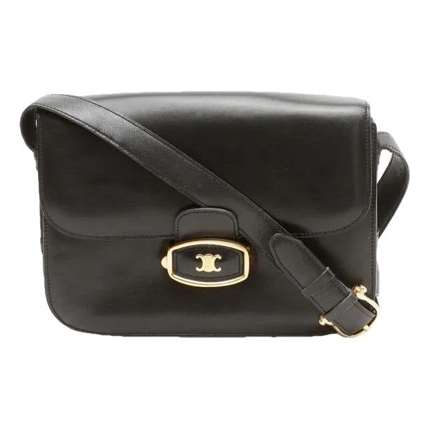 Triomphe leather handbag