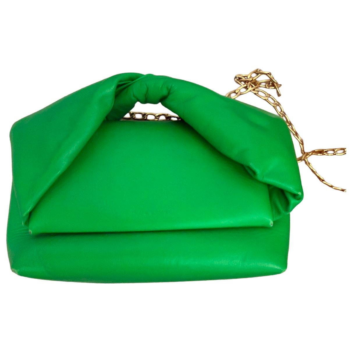 Twister leather handbag