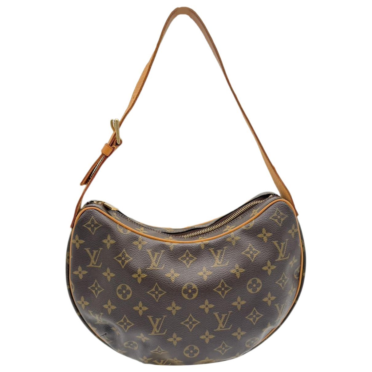 Croissant leather handbag