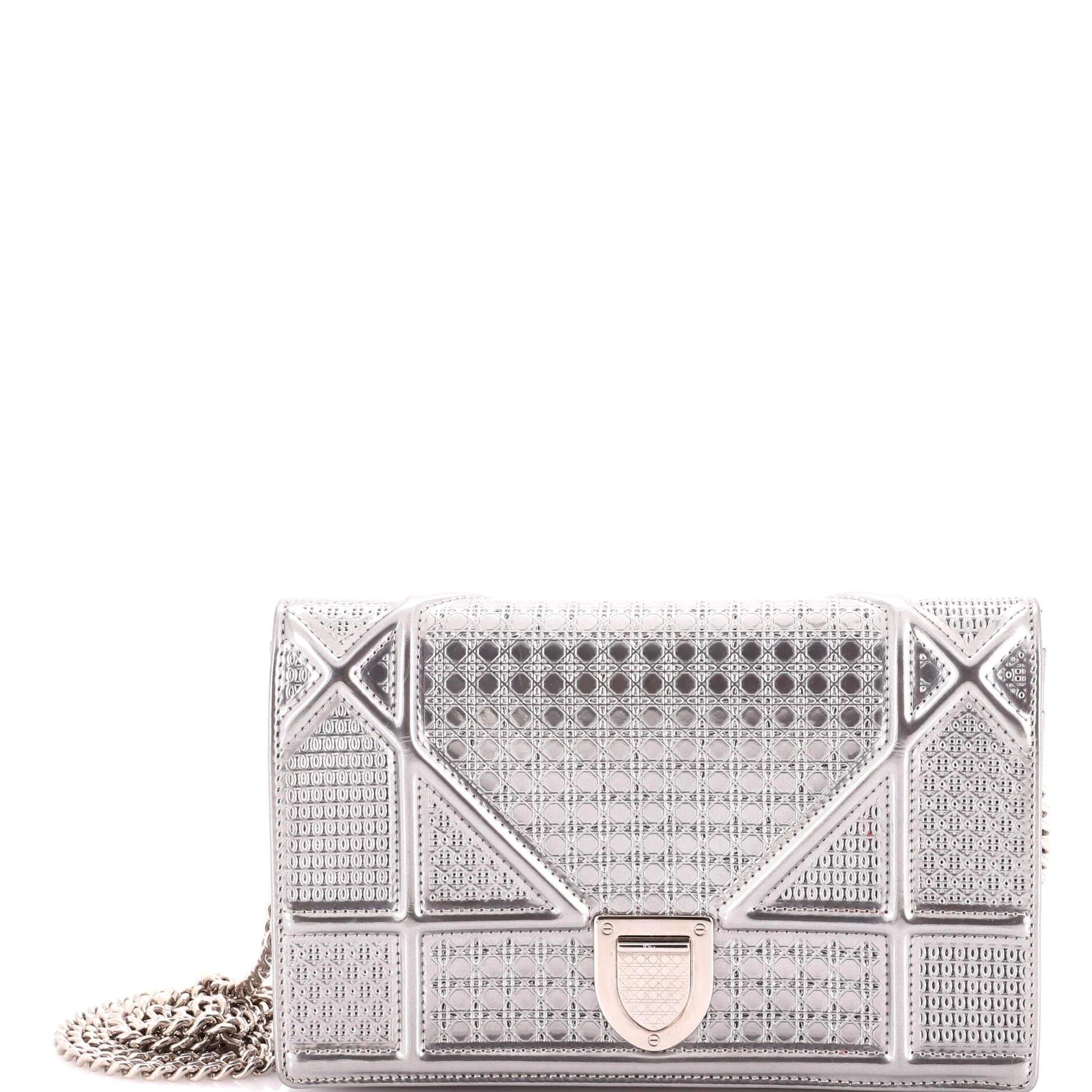 Patent leather clutch bag
