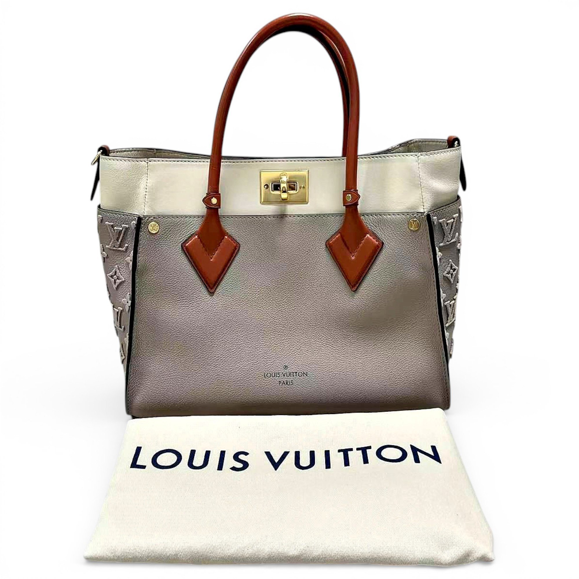 On My Side leather handbag