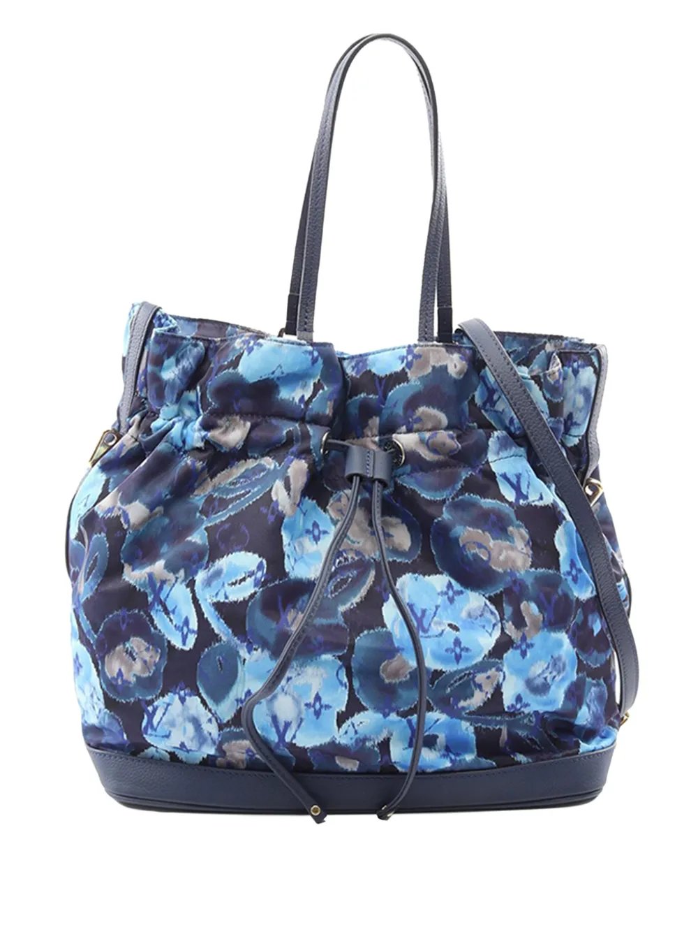 2017 Limited Edition Monogram Nylon Ikat Noefull MM bucket bag