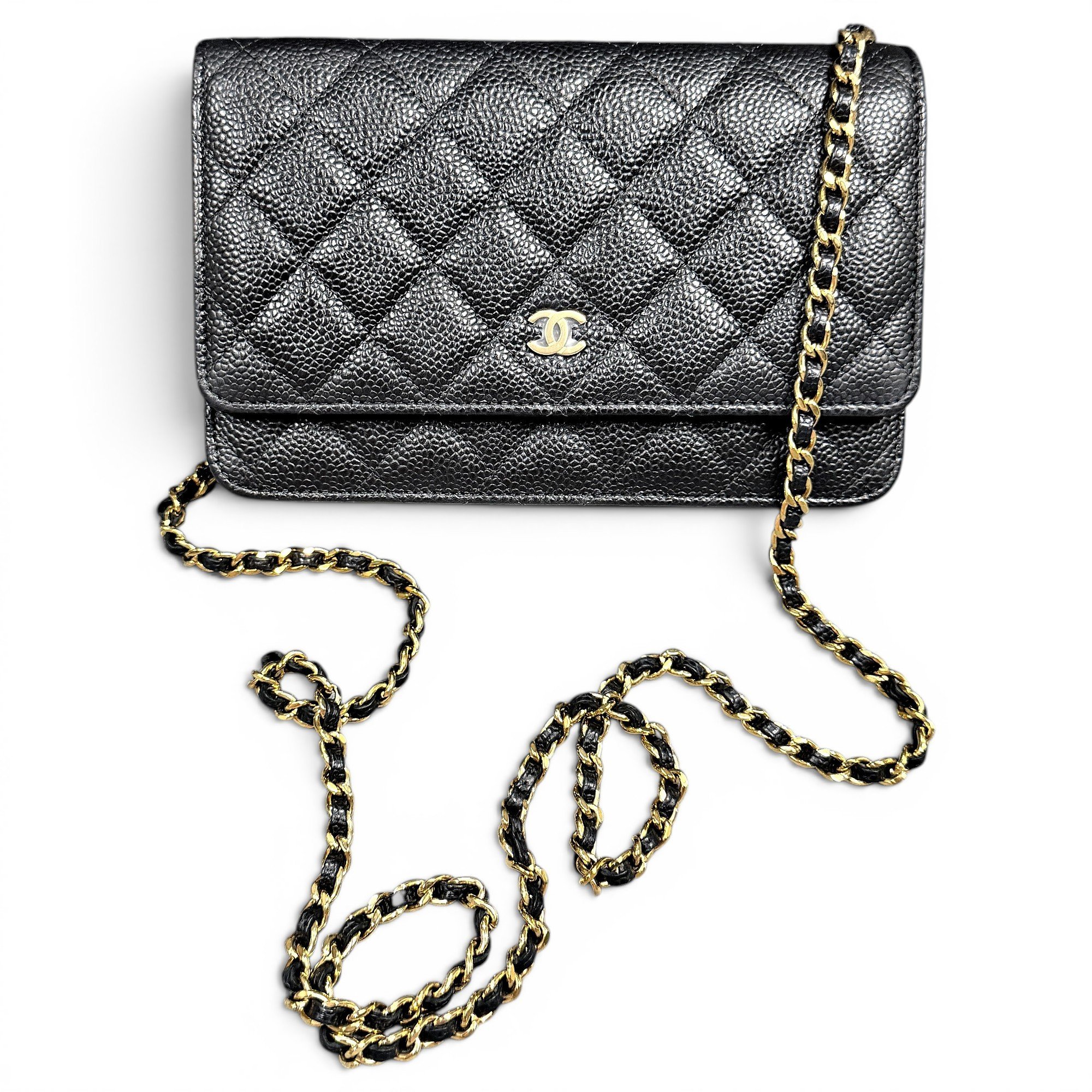 Wallet On Chain Timeless/Classique leather crossbody bag