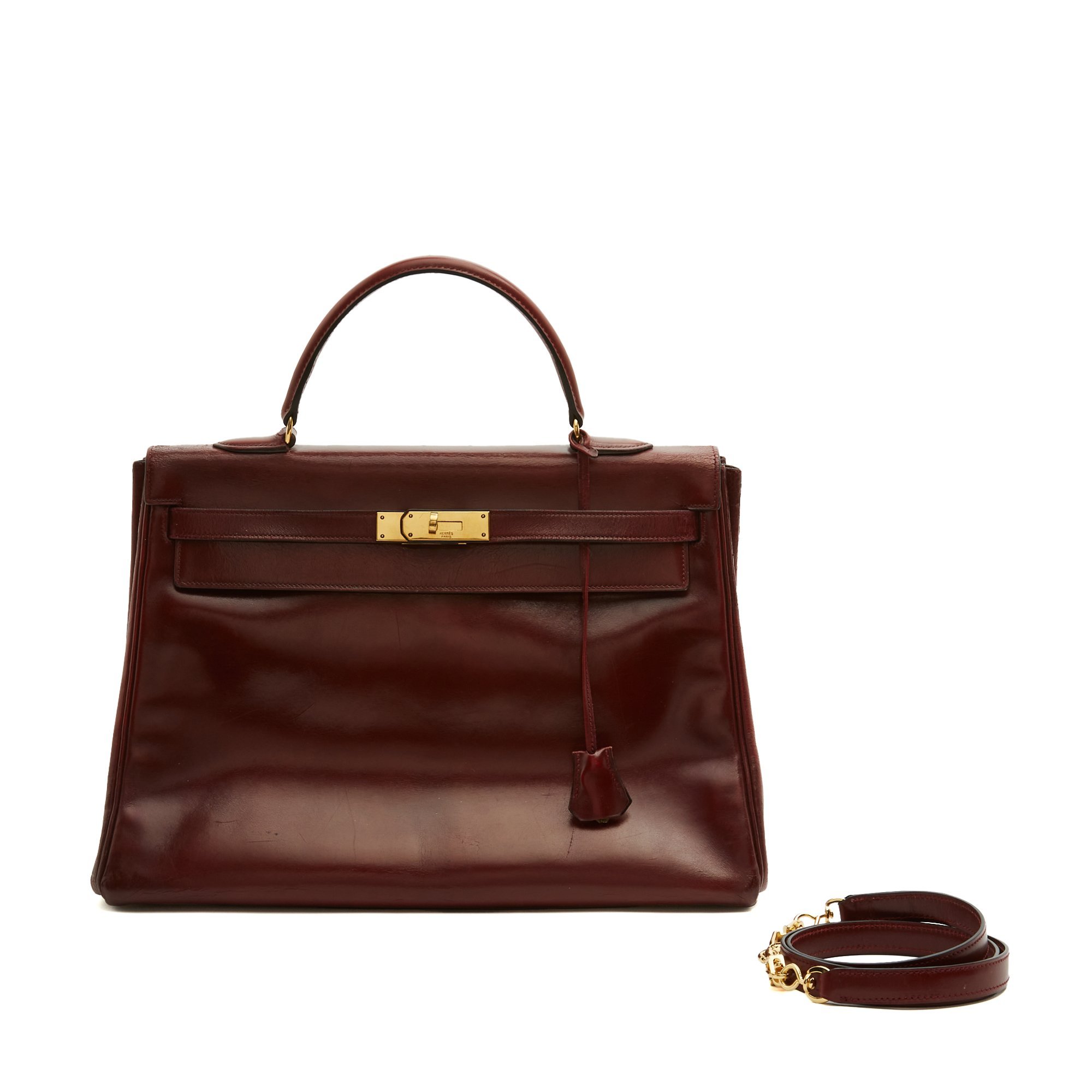 Kelly 35 leather handbag