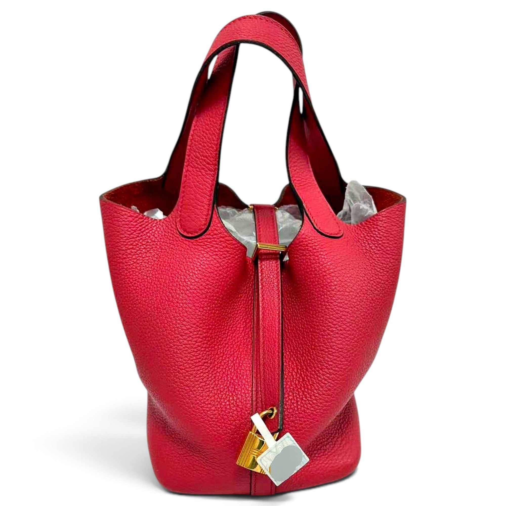 Picotin leather handbag