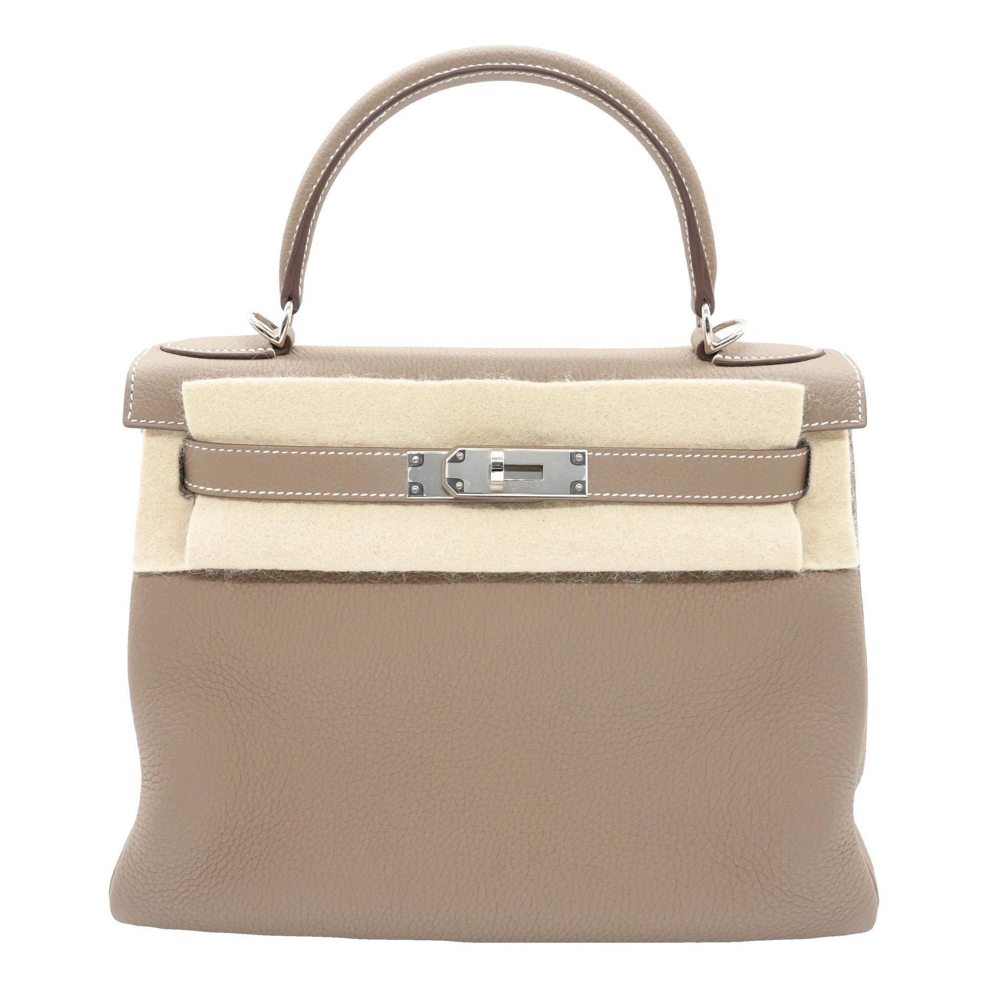 Kelly 28 leather handbag
