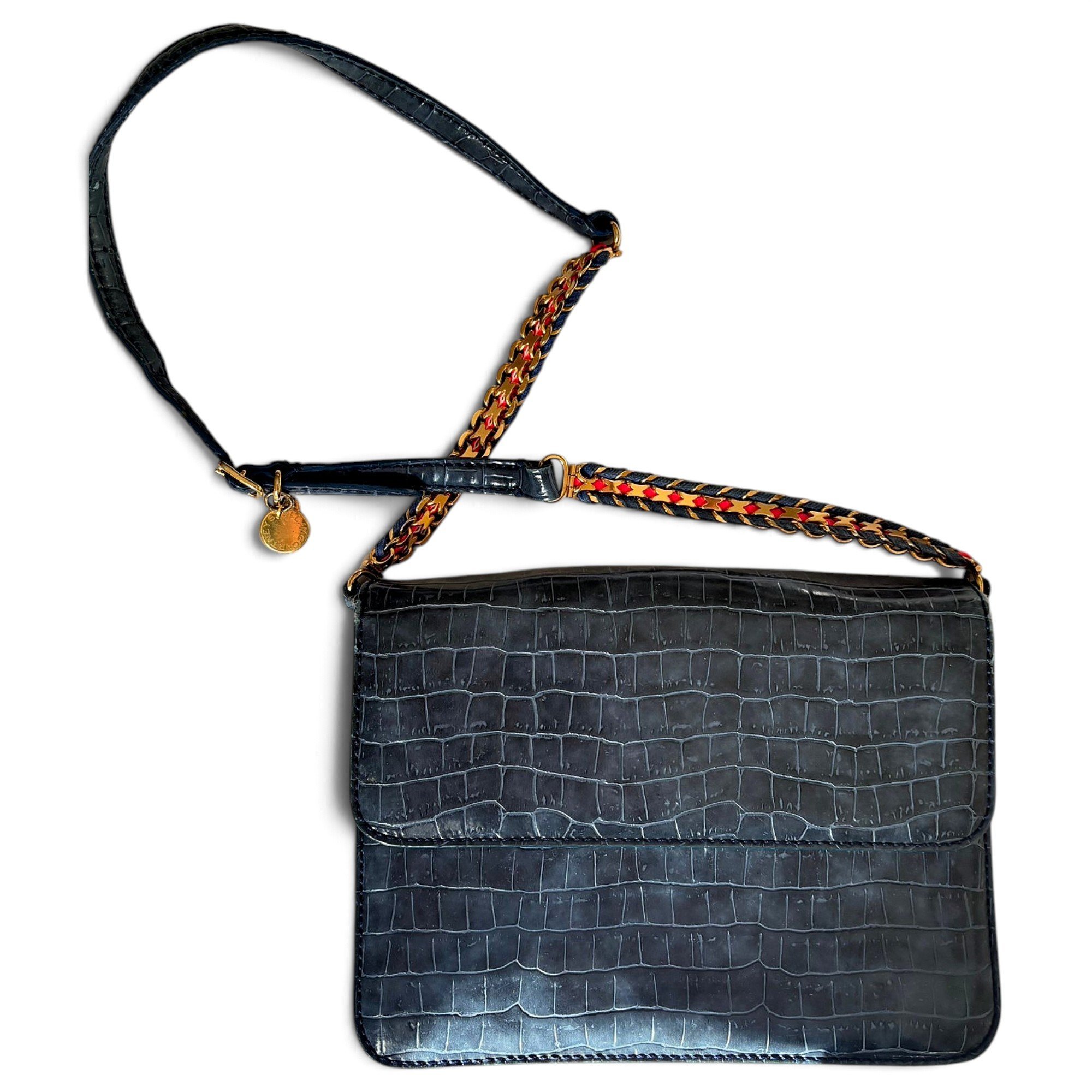 Vegan leather crossbody bag