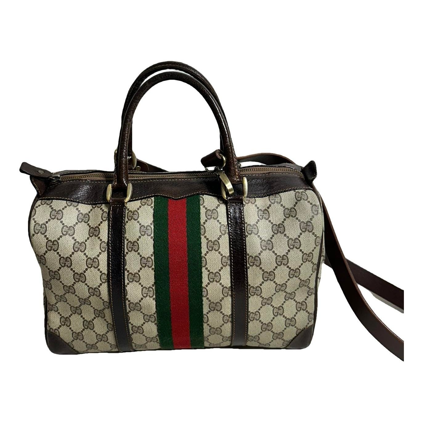 Vinyl handbag