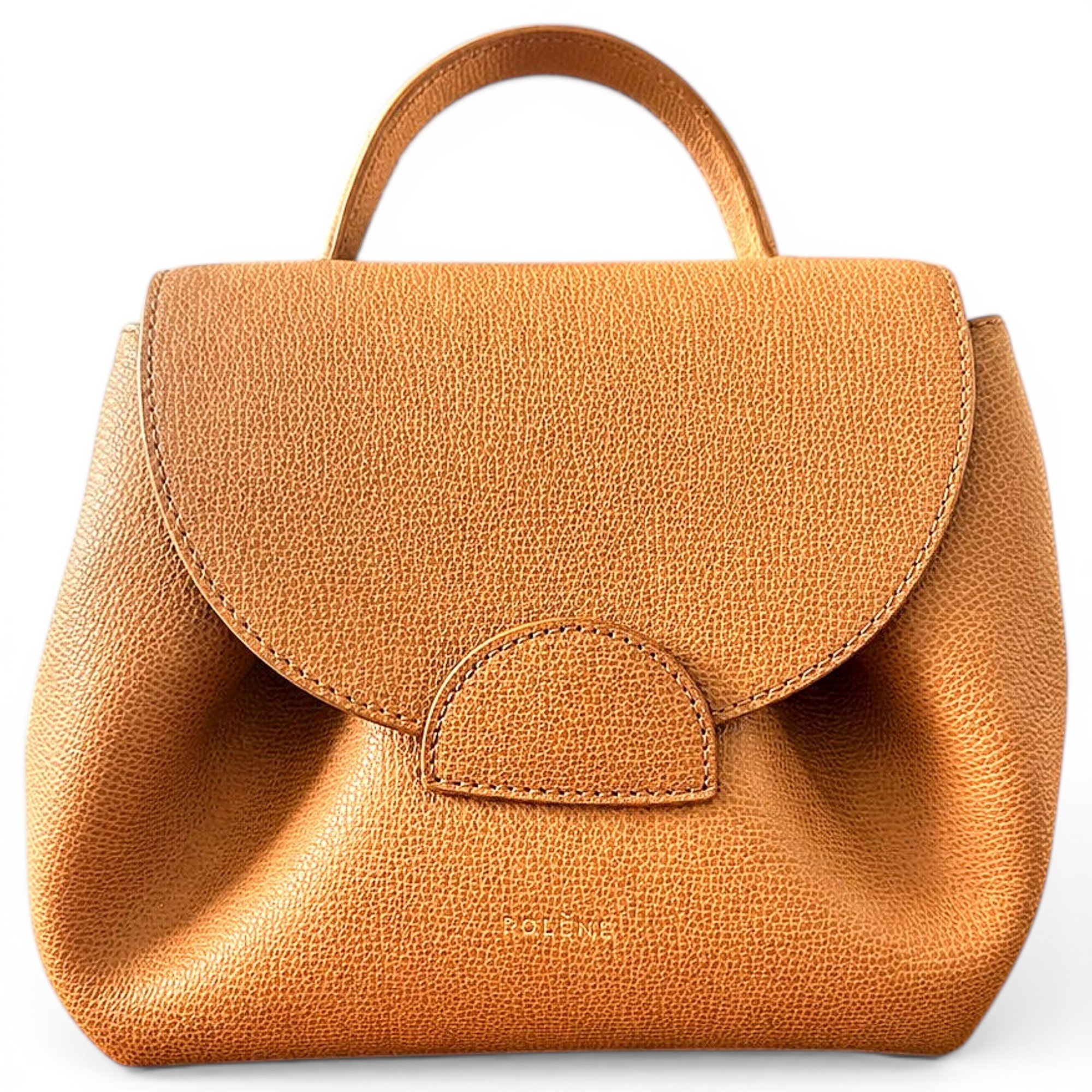 Numéro un nano leather crossbody bag