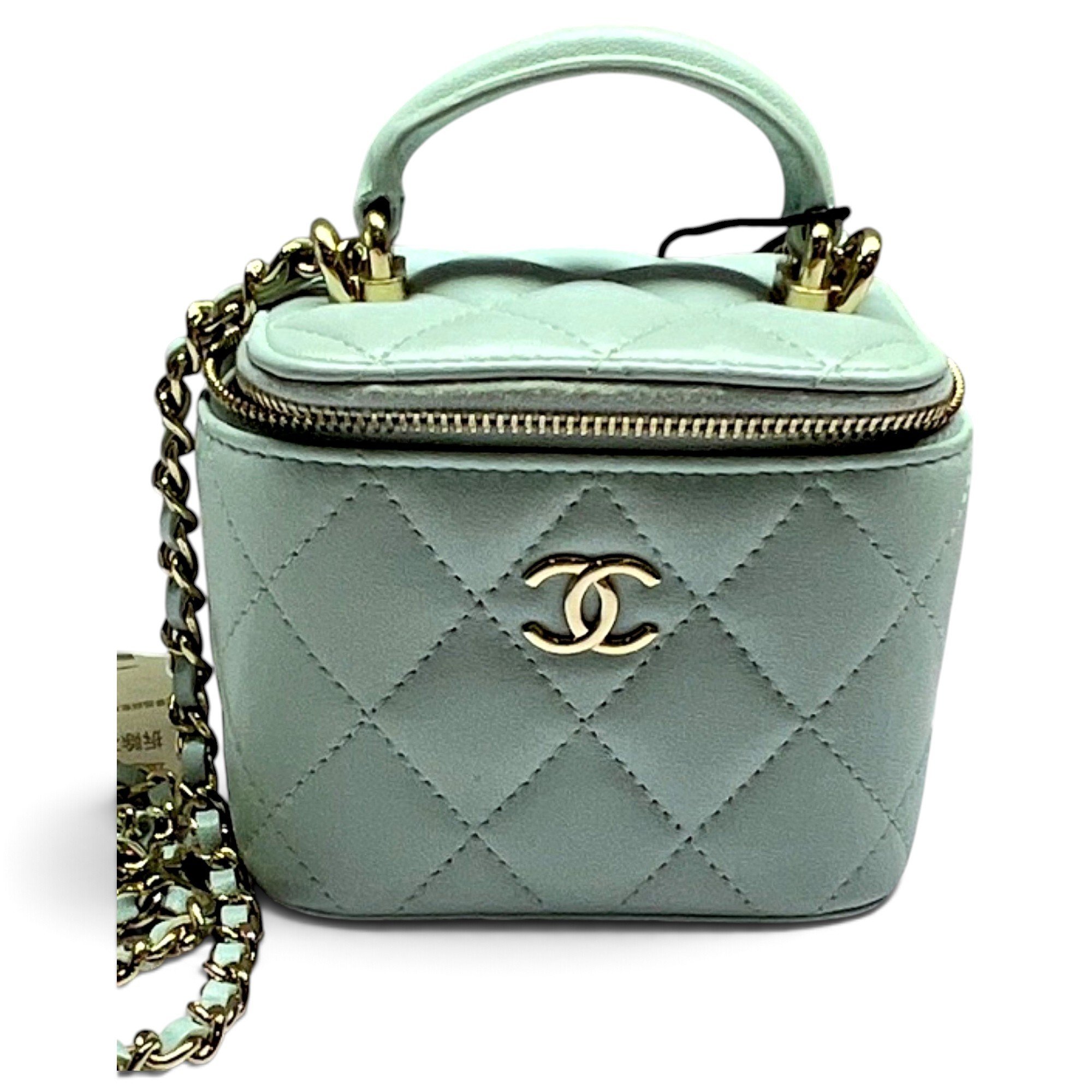 Trendy CC Vanity leather handbag