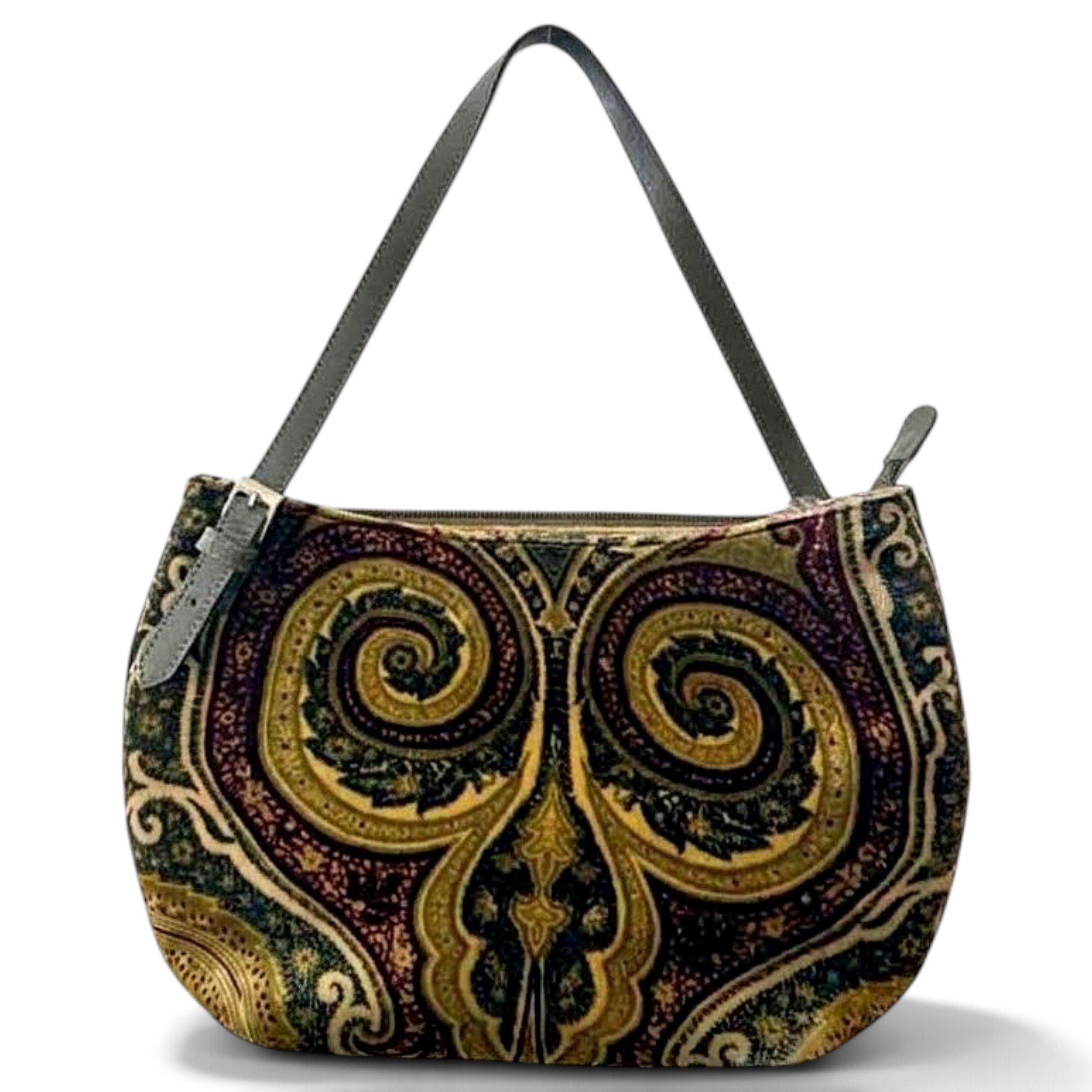 Velvet handbag