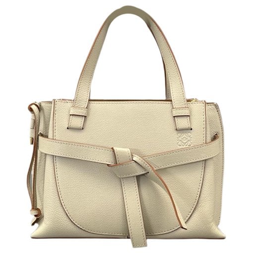 Gate Top Handle leather handbag