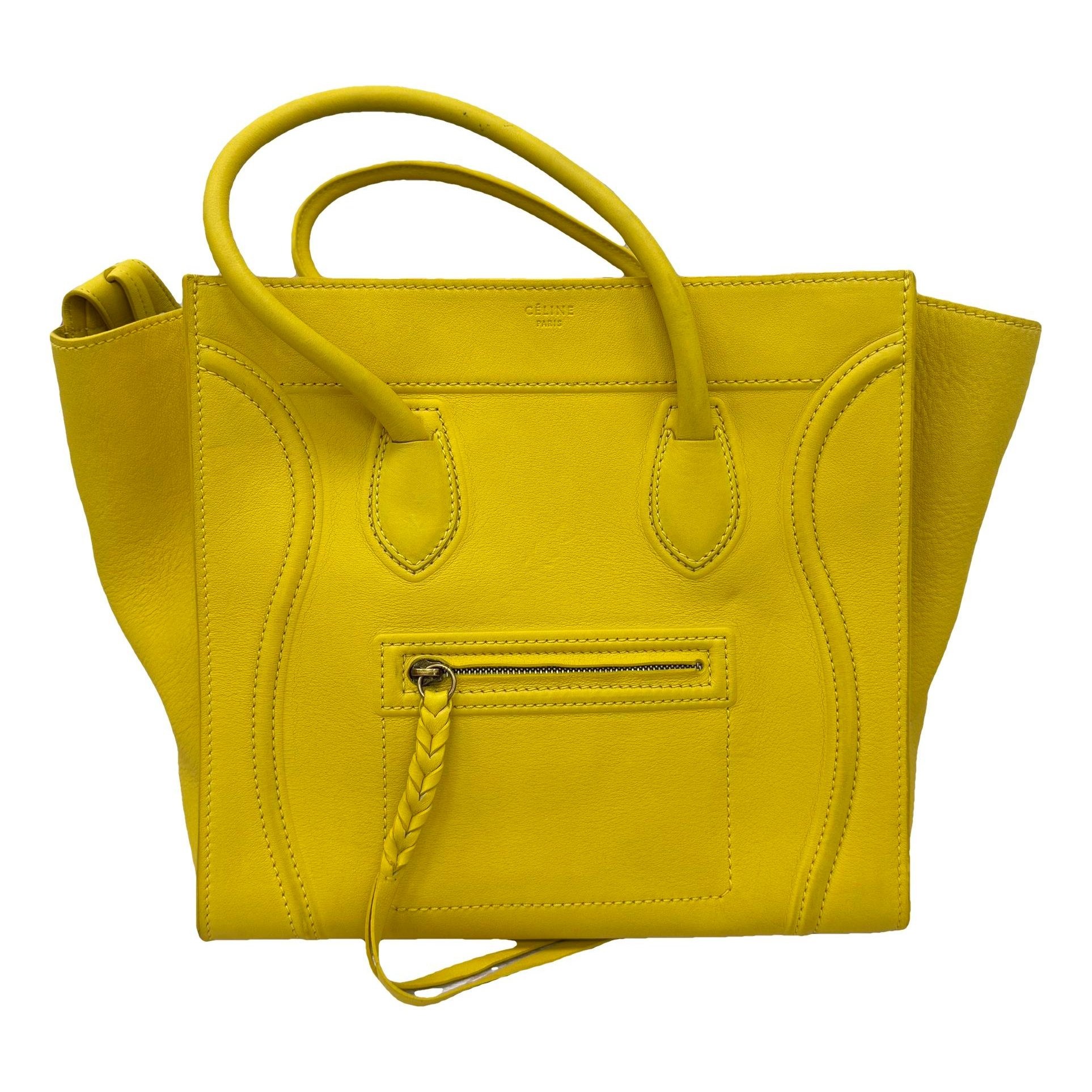 Luggage leather handbag