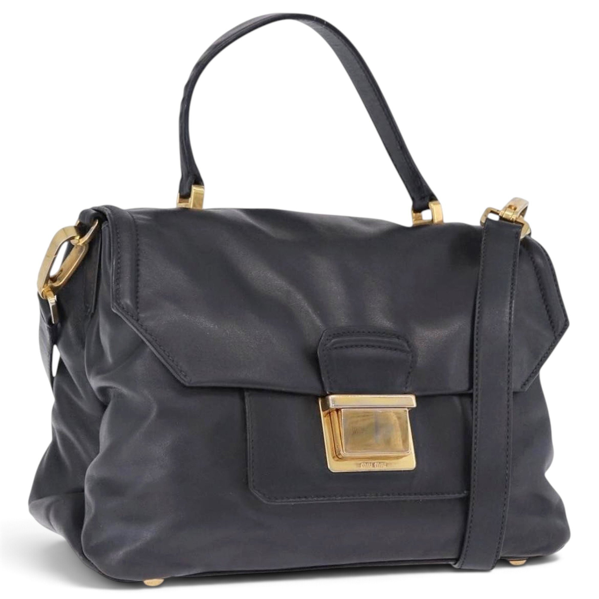 Leather handbag